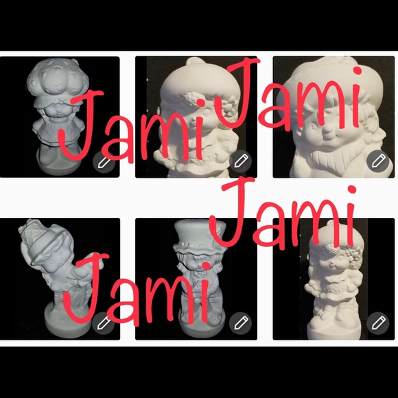 NEW 8 strawberry shortcake vintage ceramic Dolls